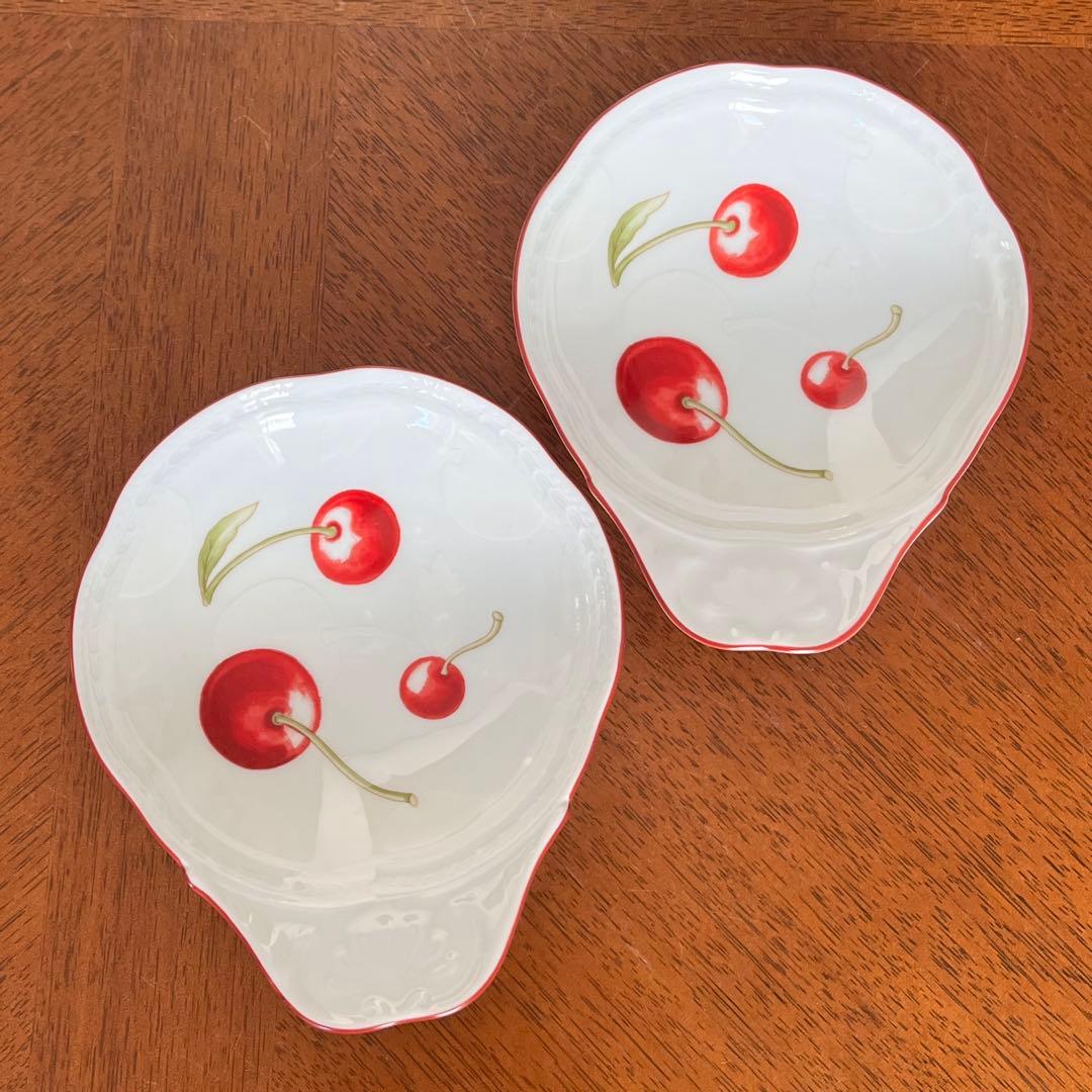 【美品】リチャードジノリ★アンティコチェリー★ペアセット