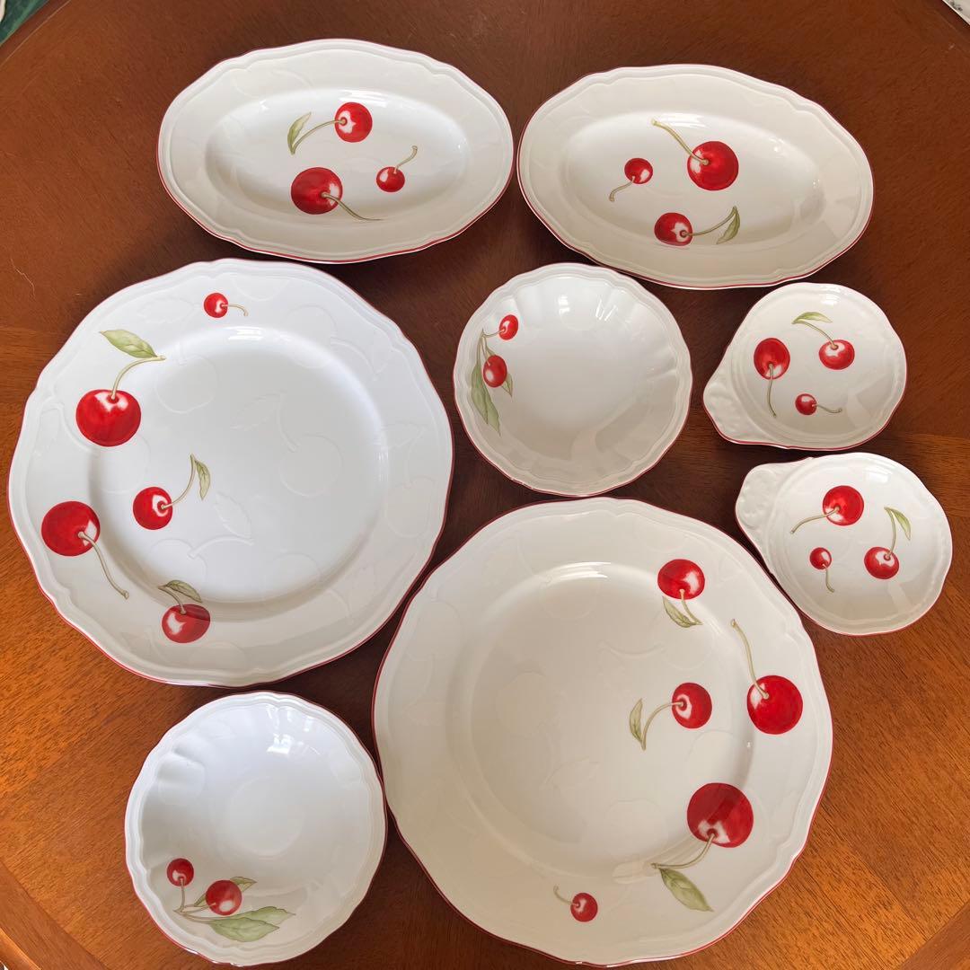 【美品】リチャードジノリ★アンティコチェリー★ペアセット