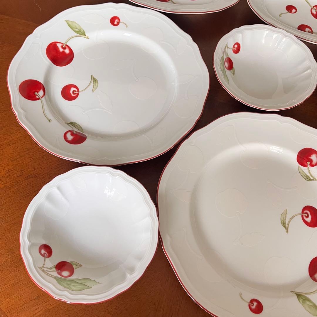 【美品】リチャードジノリ★アンティコチェリー★ペアセット