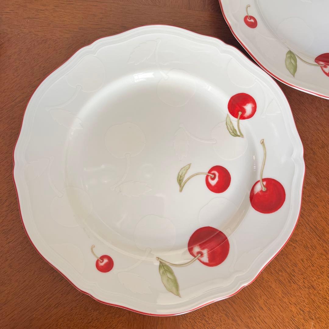 【美品】リチャードジノリ★アンティコチェリー★ペアセット