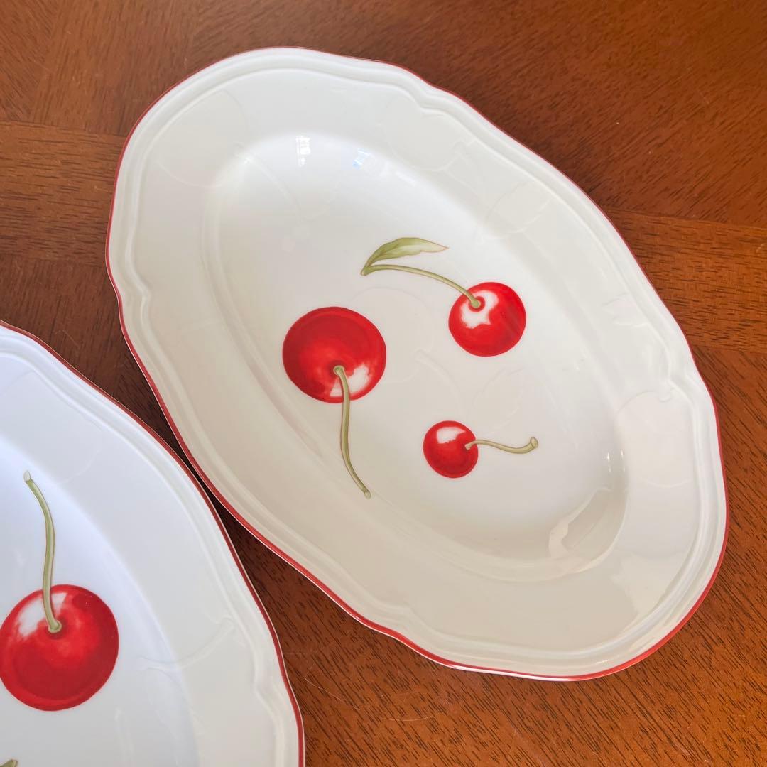 【美品】リチャードジノリ★アンティコチェリー★ペアセット