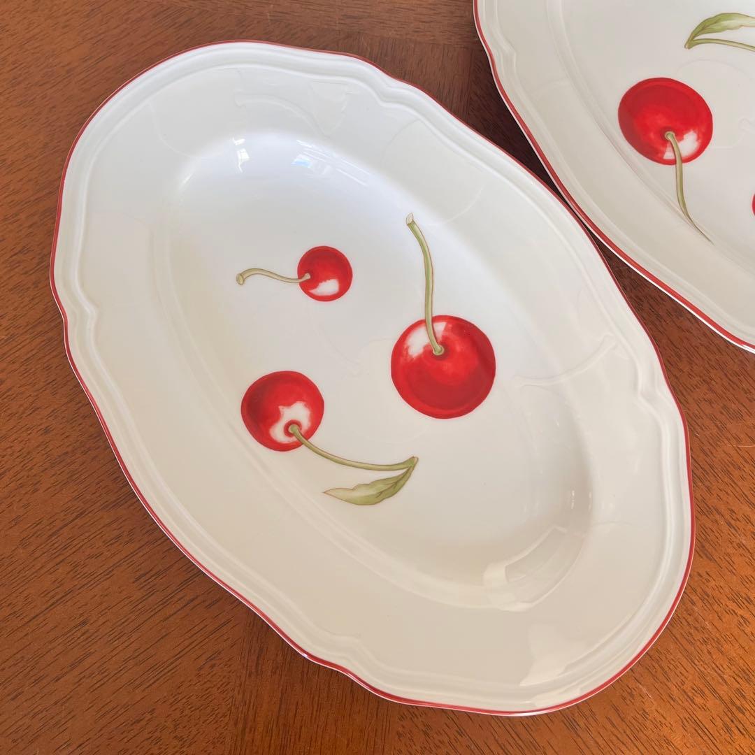 【美品】リチャードジノリ★アンティコチェリー★ペアセット