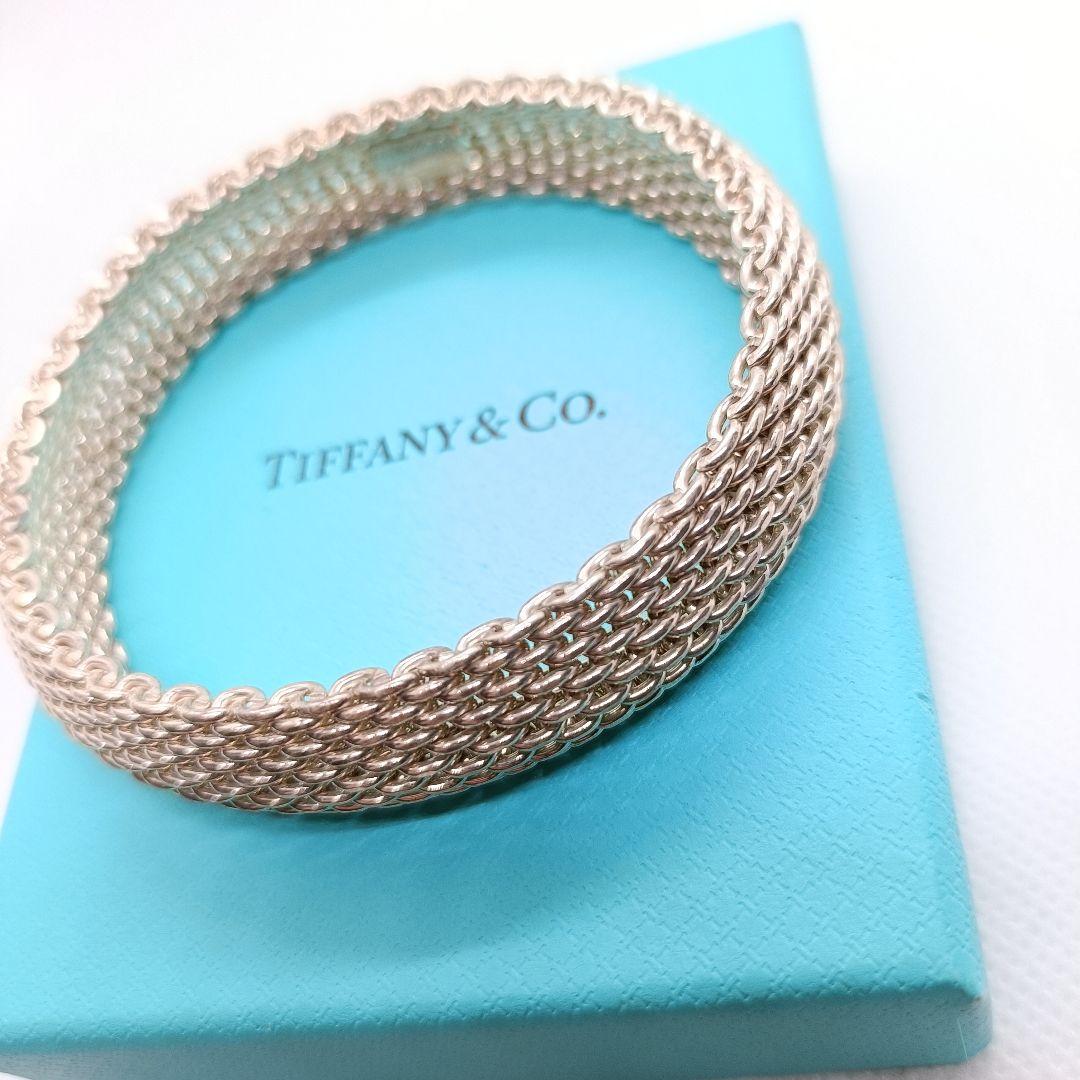 極美品✨️保存箱袋付き　ティファニー　サマセット　ブレスレット　シルバー　925