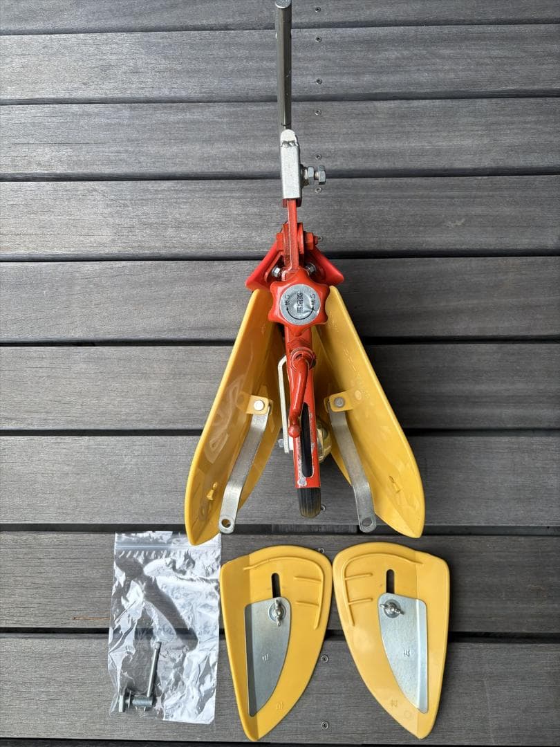 ニューイエロー培土器（尾輪付）ホンダ ピアンタFV200用