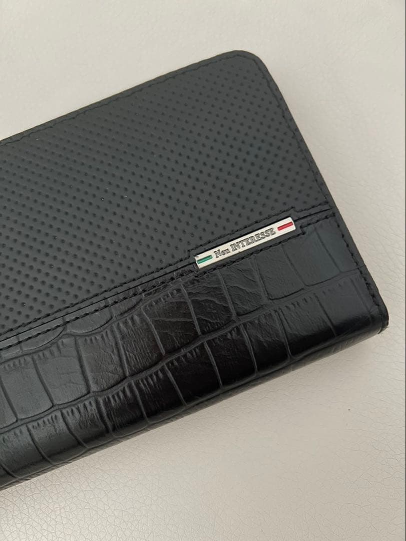 ノイインテレッセ 織戸学　コラボ　長財布　黒　ブラック