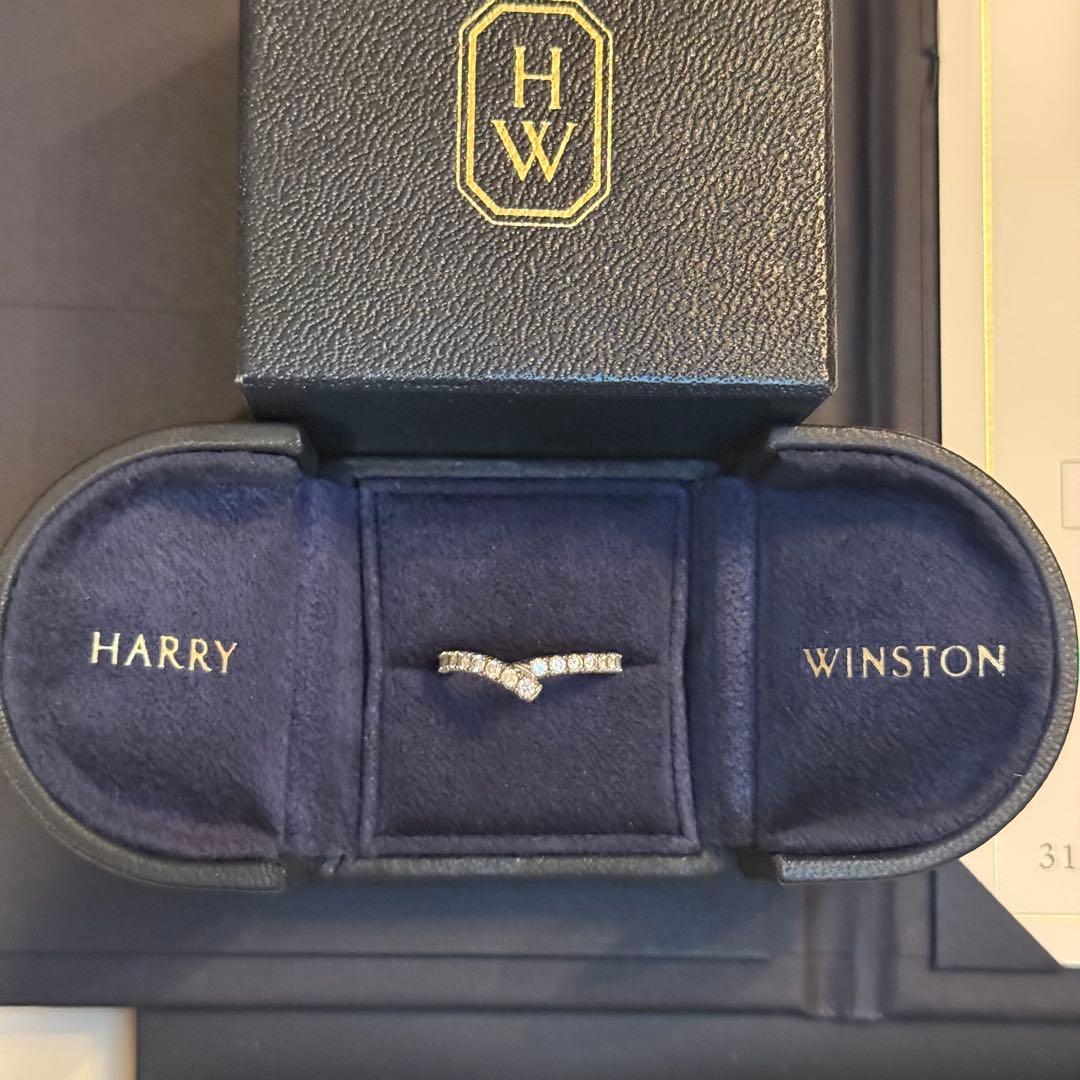 【証明書付】 ハリーウィンストン リボン バンドリング 10号 定価127万