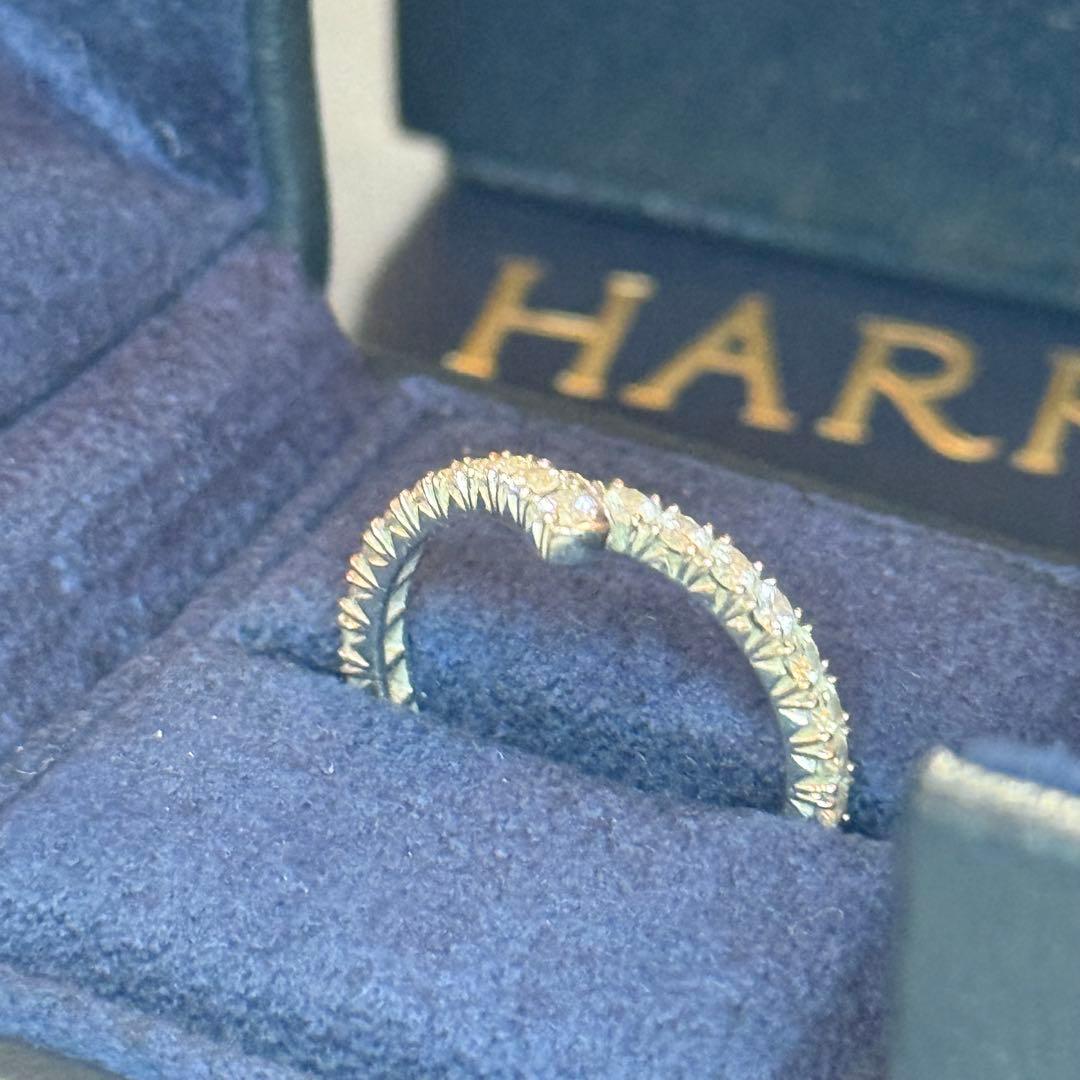 【証明書付】 ハリーウィンストン リボン バンドリング 10号 定価127万