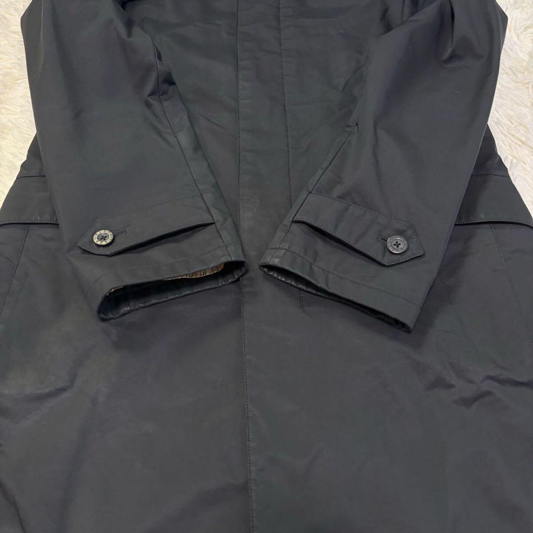 極美品　希少　極暖　BURBERRY BLACK LABEL ステンカラーコート