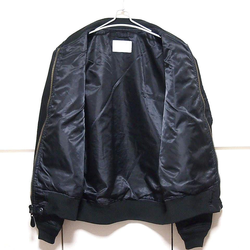【希少XL★美品】AVIREX　L-2B　白タグ　フライトジャケット　ブラック