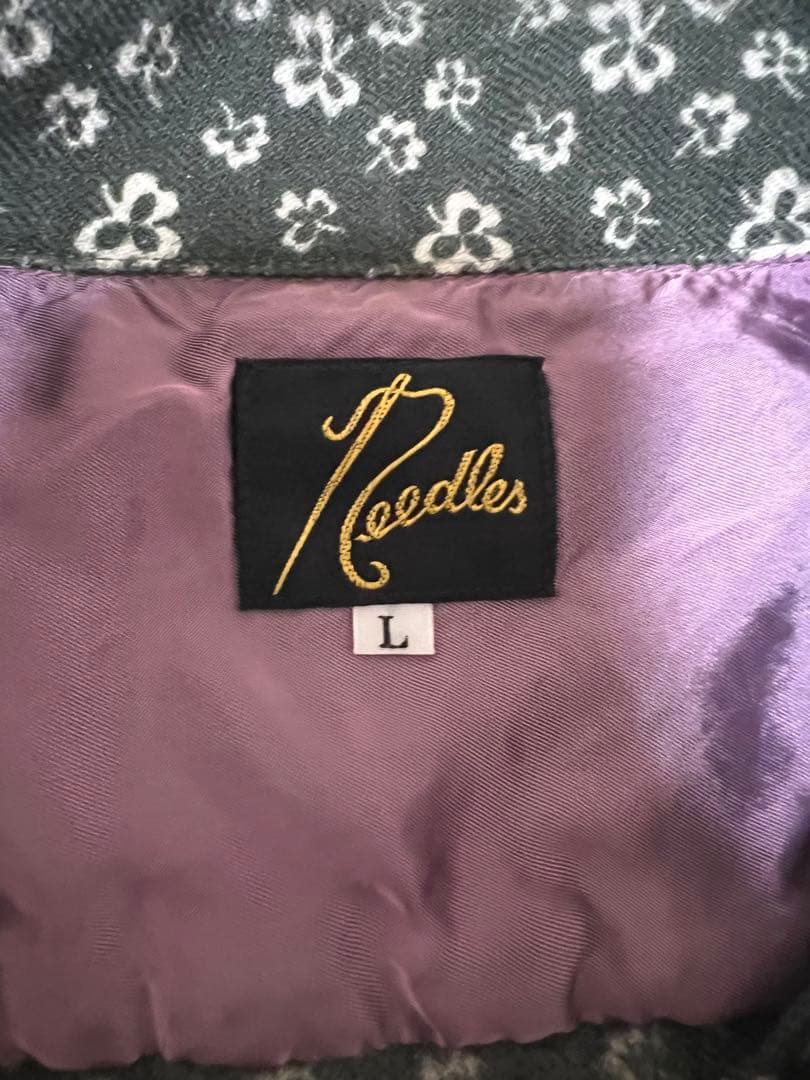 Needles 花柄 長袖シャツ Lサイズ