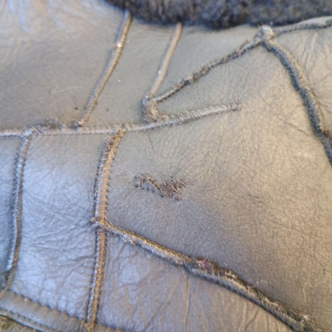 Y2K archive パッチワーク シープスキン ベスト グランジ パンク