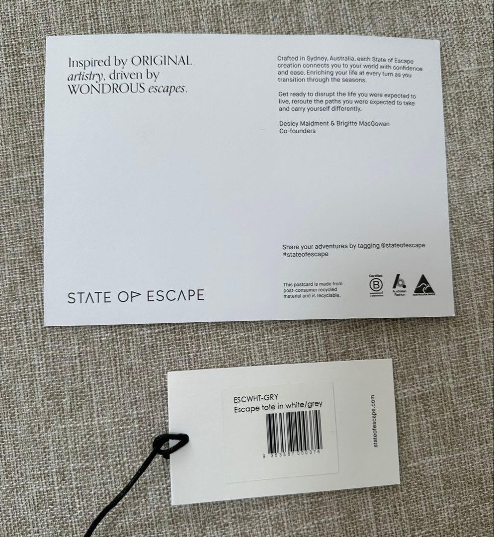 STATE OF ESCAPE ステートオブエスケープ トートバッグ