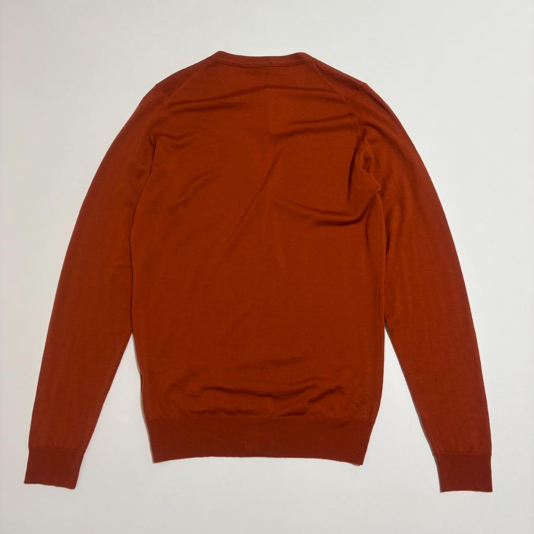 新品 ジョンスメドレー PETWORTH カーディガン イギリス製 M ウール