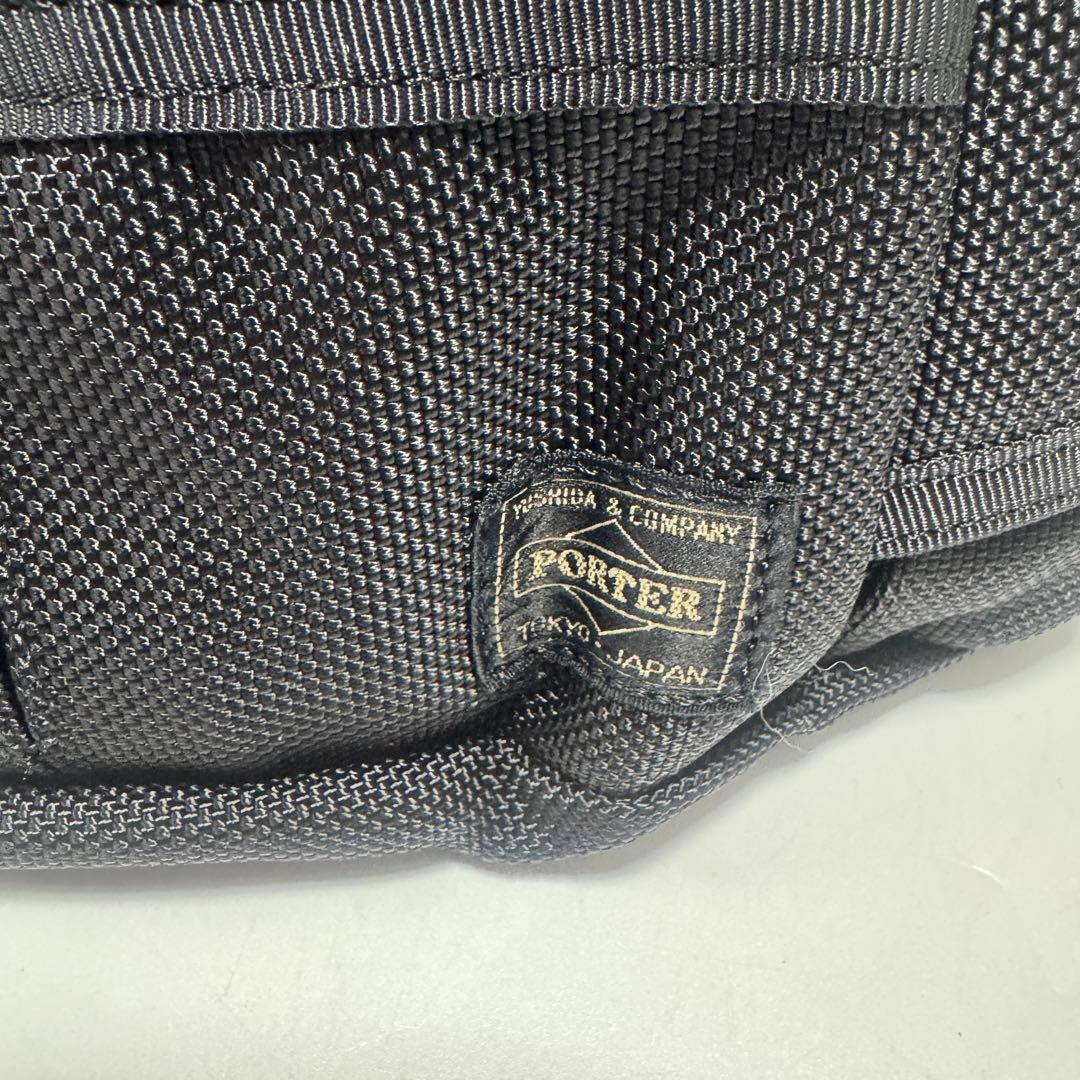 美品 PORTER ポーター ヒート HEAT ウエストバッグ ボディバッグ 黒