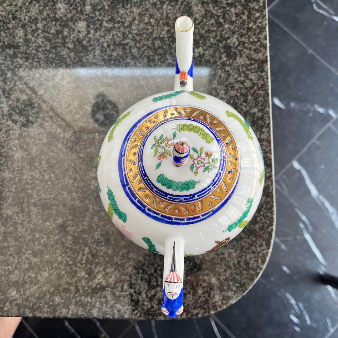 ヘレンドシノワズリ　ポワッソン　ティーポット