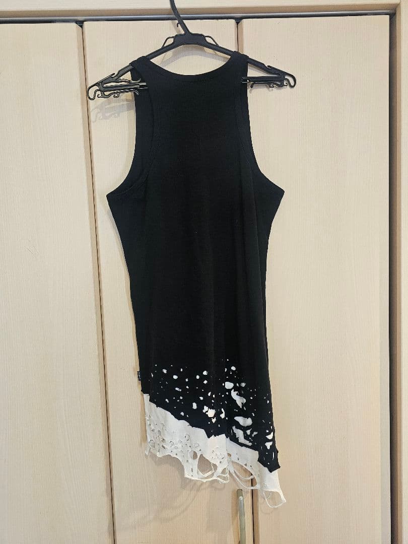 555　CIVARIZE シヴァーライズ クラッシュ加工 タンクトップ