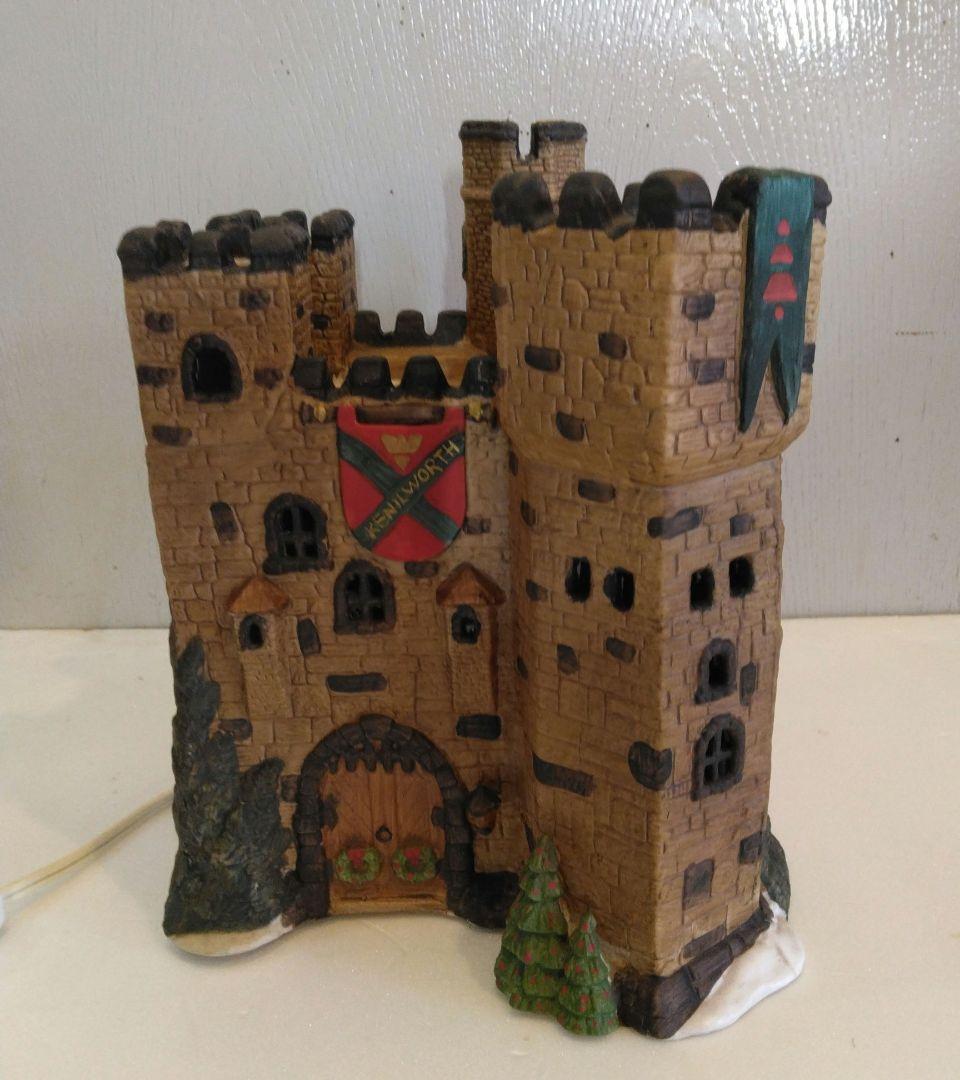 最終処分 [クリスマス準備]中世城 陶器 照明