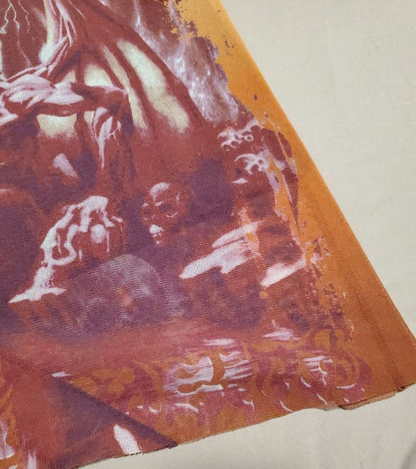 さ*る様 Jean Paul Gaultier 悪魔柄 スカート幻想 希少　　裾