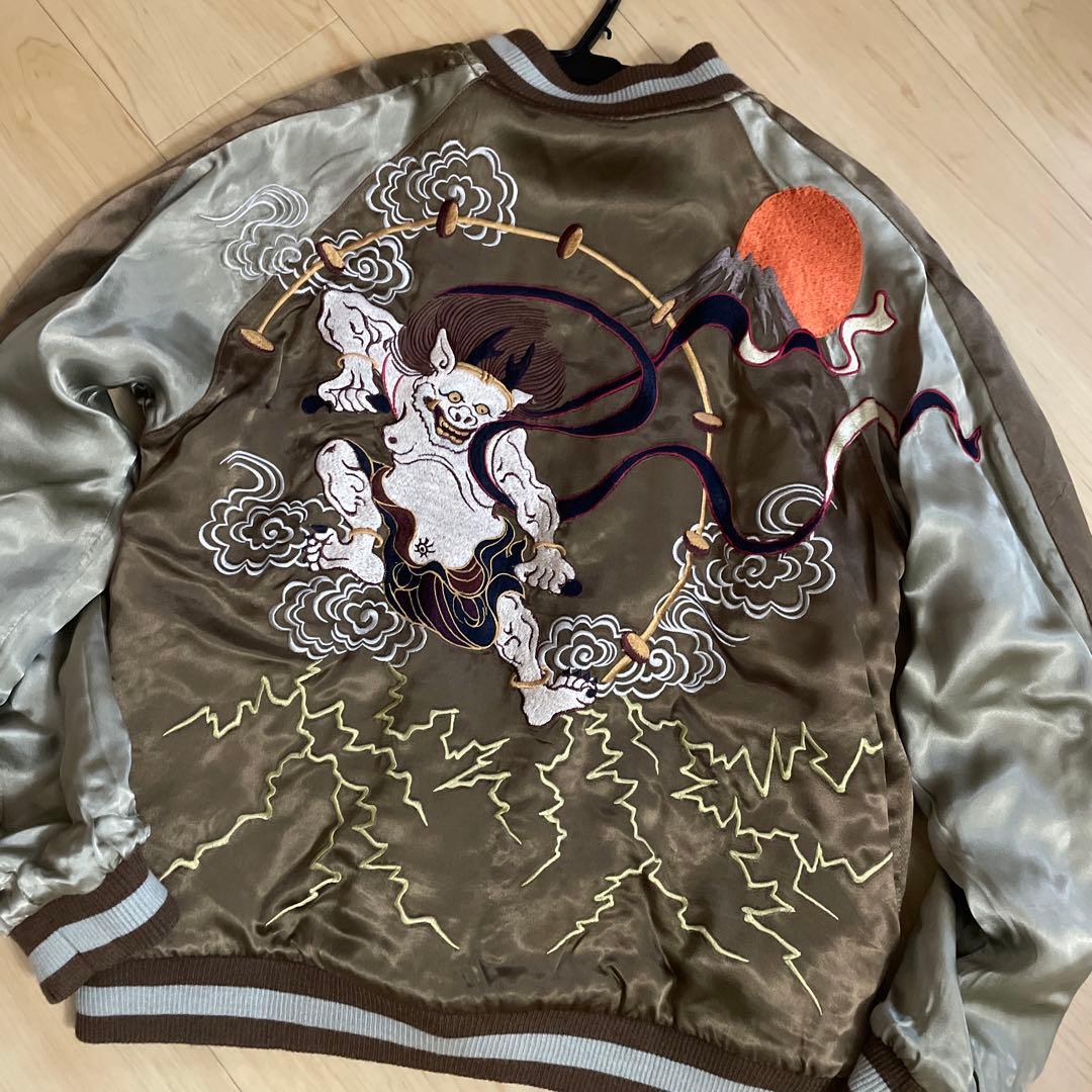 satori 風神雷神　リバーシブルスカジャンsize M