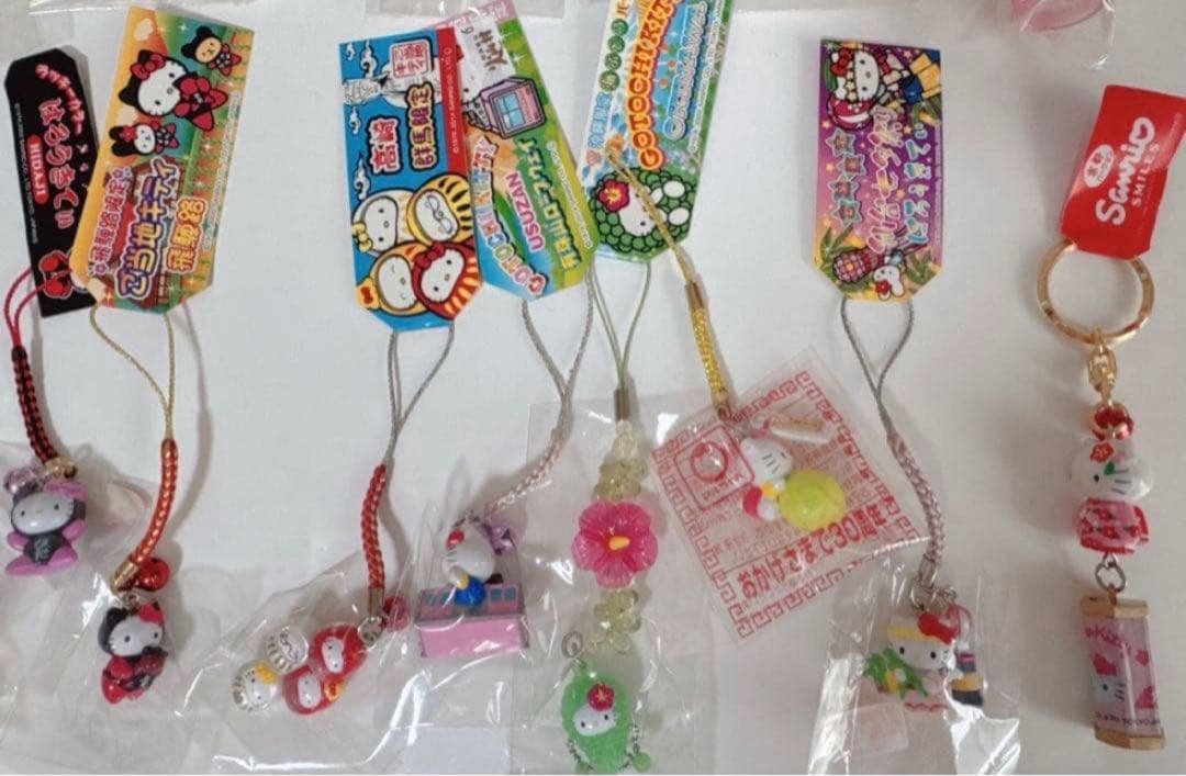 ご当地キティ 根付 ストラップ 23個セット