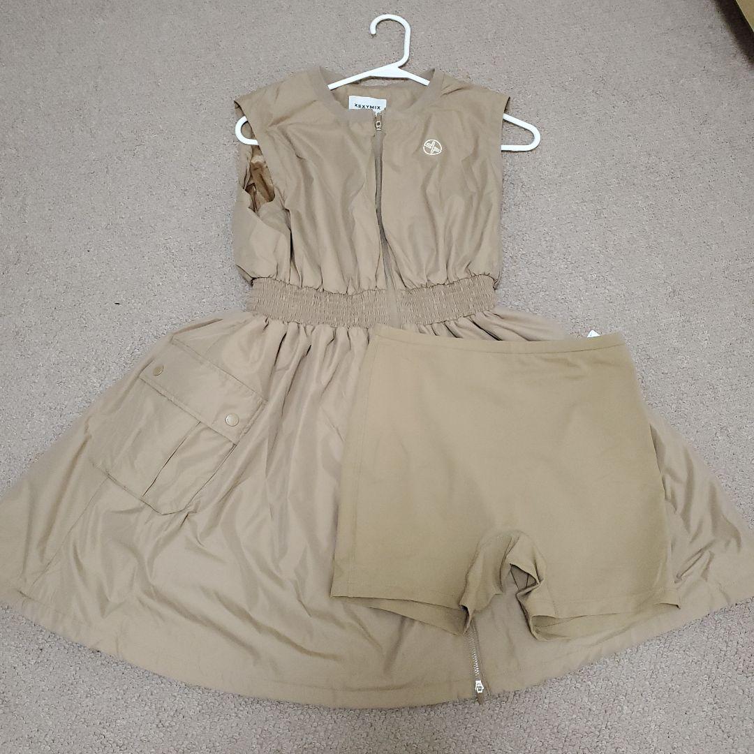 XEXYMIX 現行品　新品ゴルフ ワンピース パンツ付