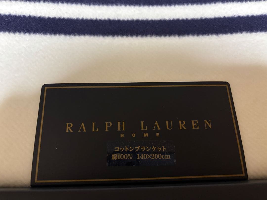 ラルフローレン コットンブランケット140×200cm ２枚セット