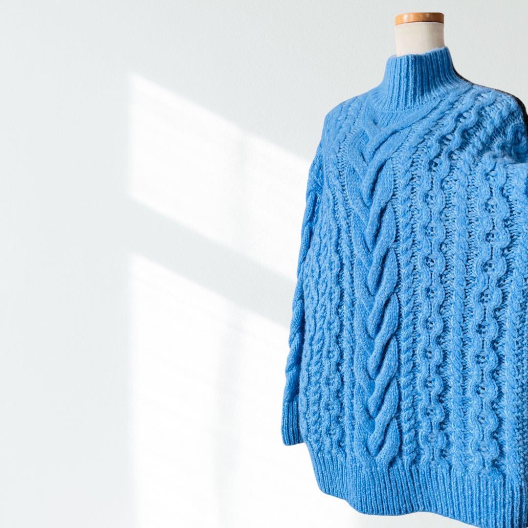 定価24万 新品 ステラマッカートニー 水色 ニット XS
