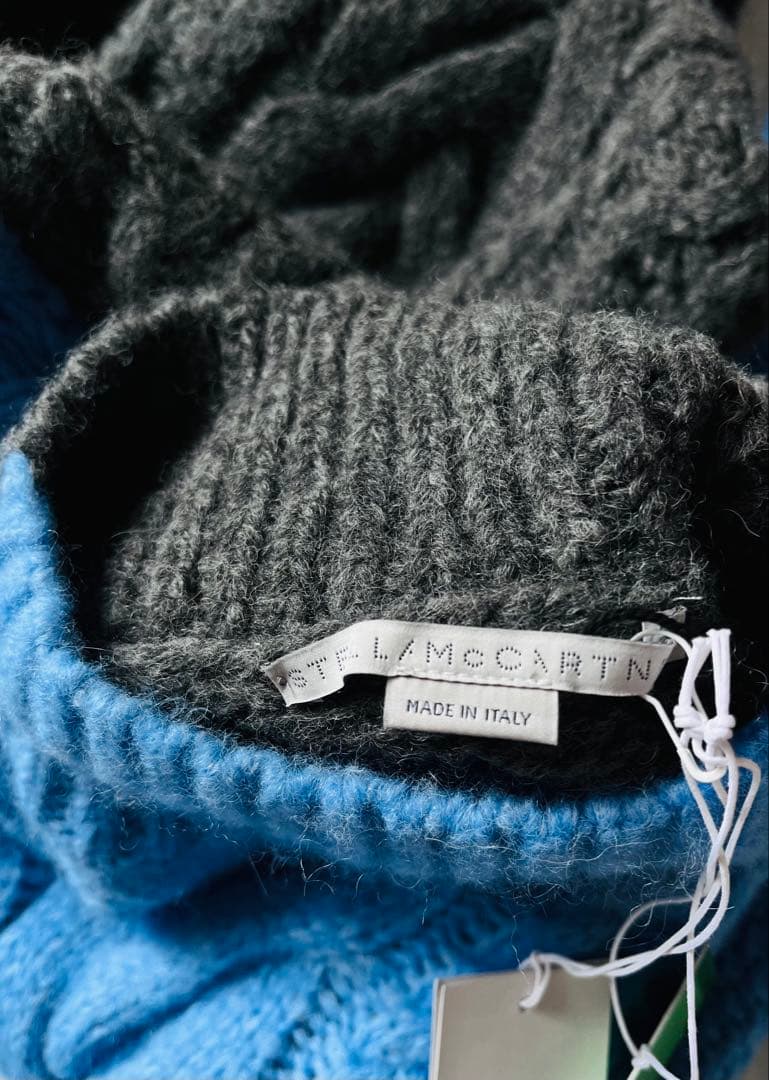 定価24万 新品 ステラマッカートニー 水色 ニット XS