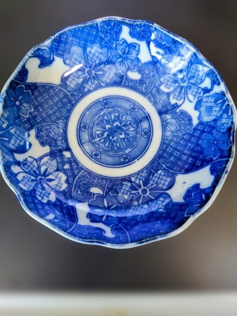 明治時代の古伊万里印判なます皿13枚