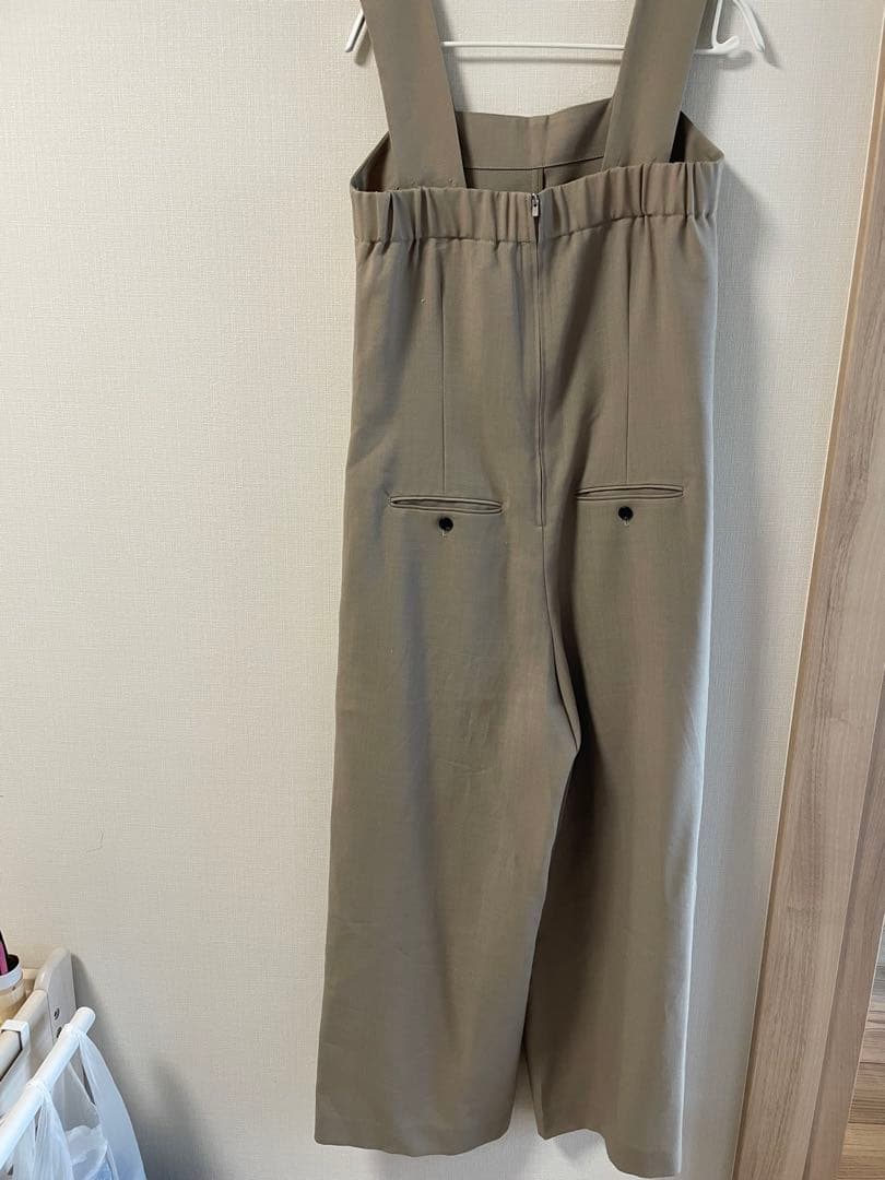 ebure ベージュ サロペット 38