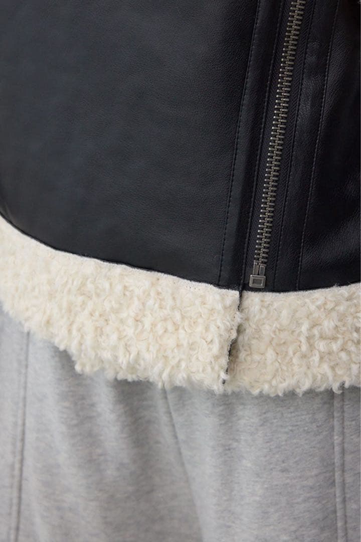 フェイクレザー/フェイクムートンジャケット