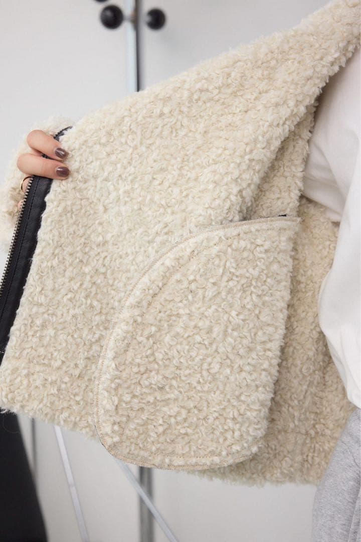 フェイクレザー/フェイクムートンジャケット