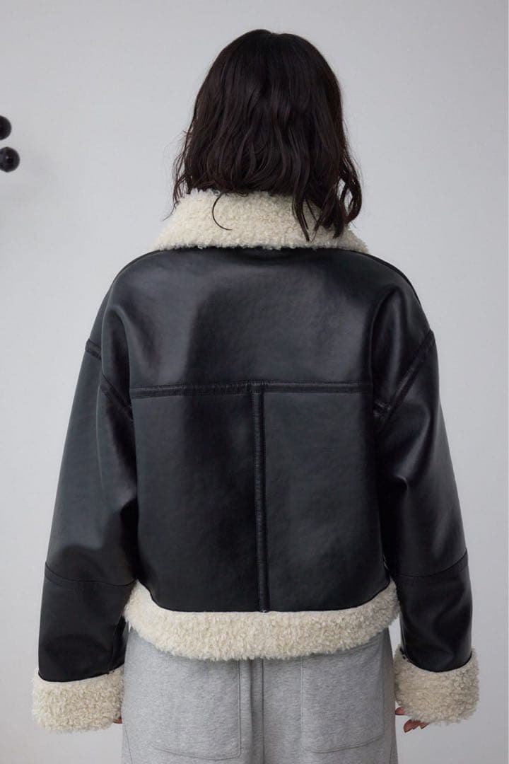 フェイクレザー/フェイクムートンジャケット