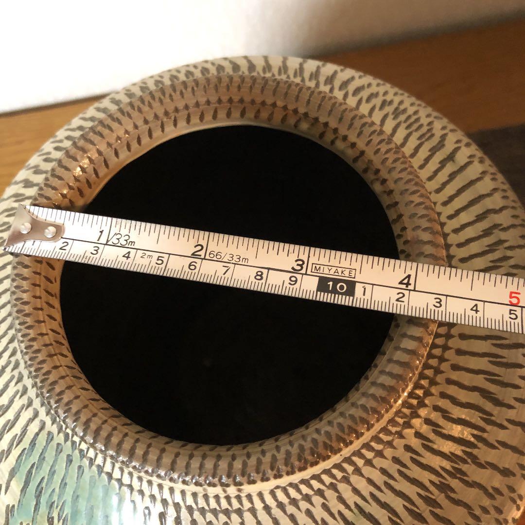 小鹿田焼　小石原焼　とびかんな　壺　お買い得