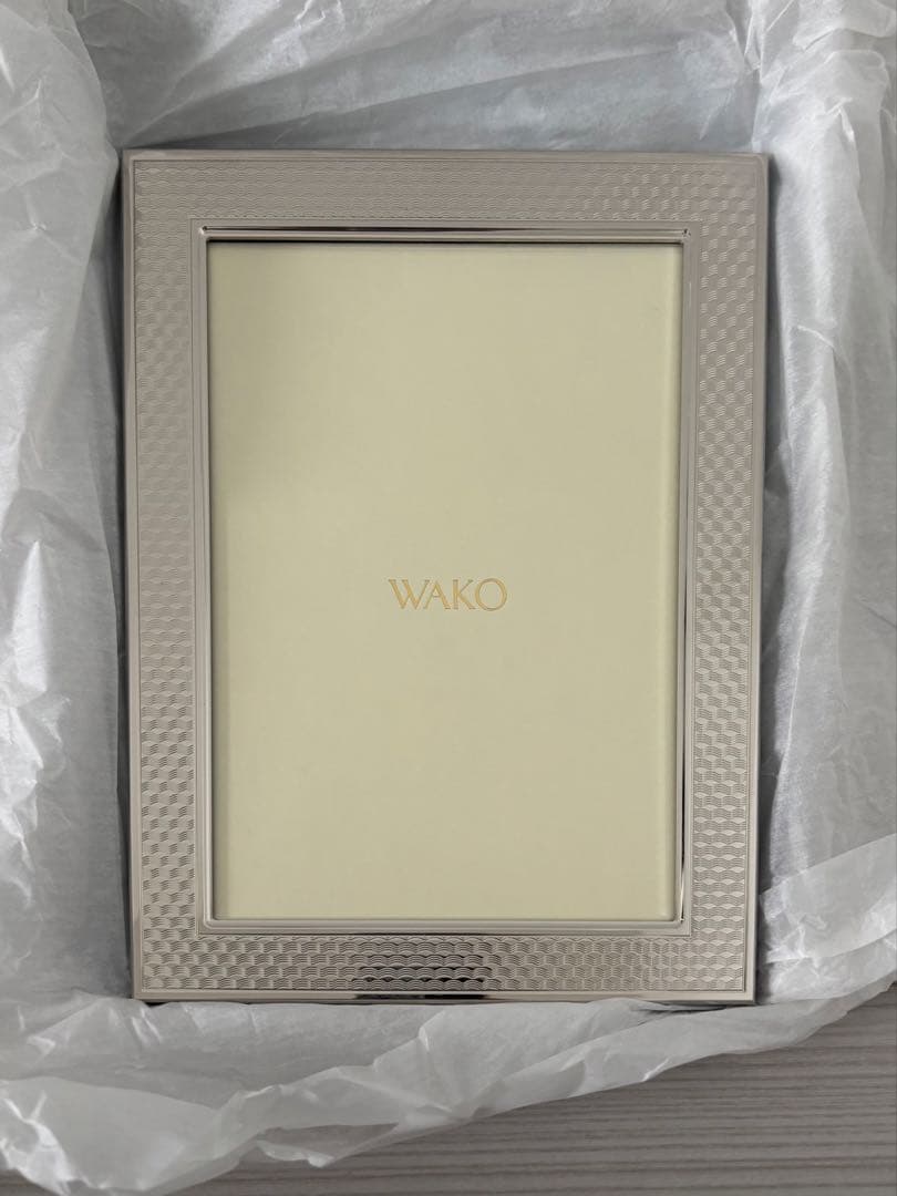 【新品未使用箱付き】WAKO シルバーフォトフレーム