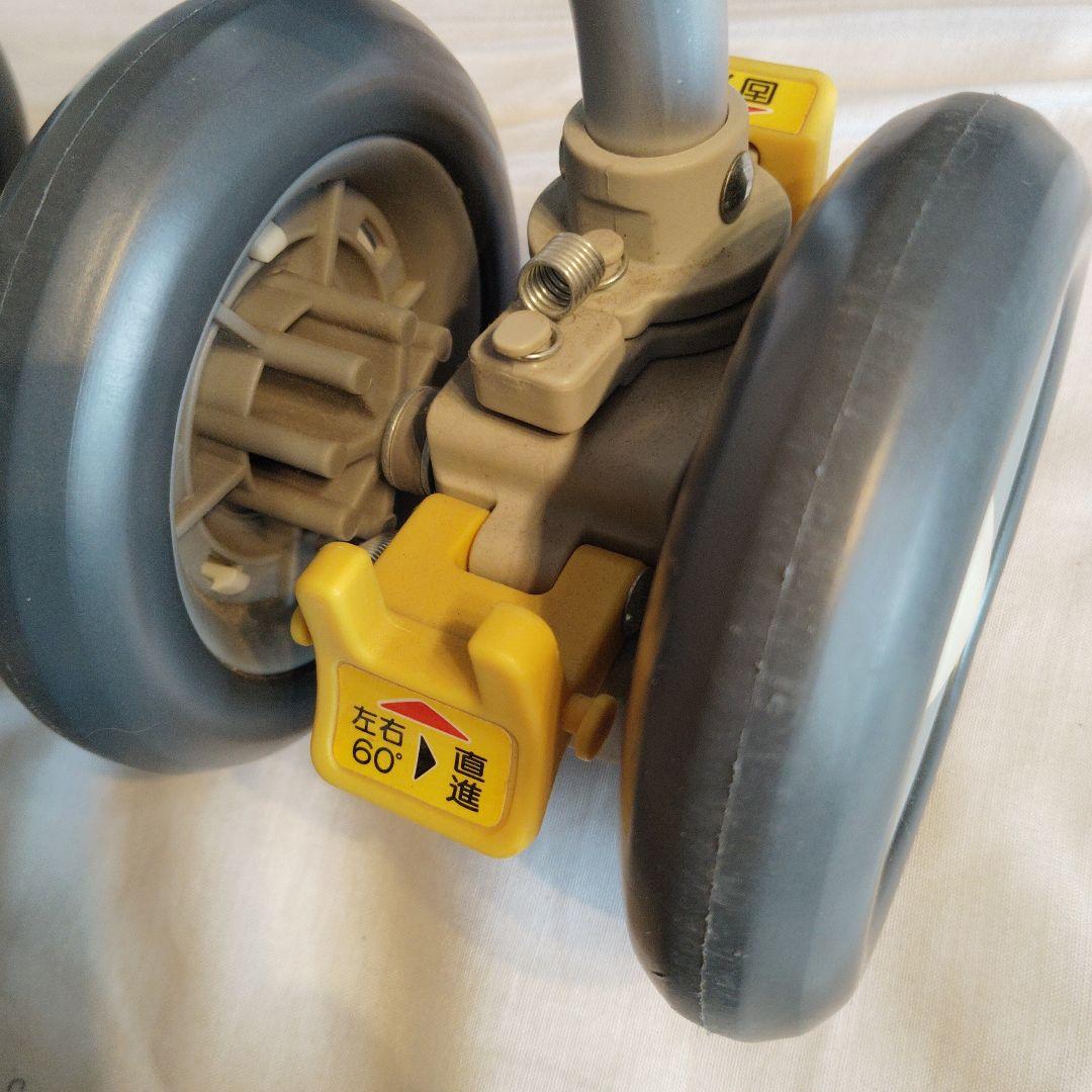 アルミ製 シルバーカー チェック柄