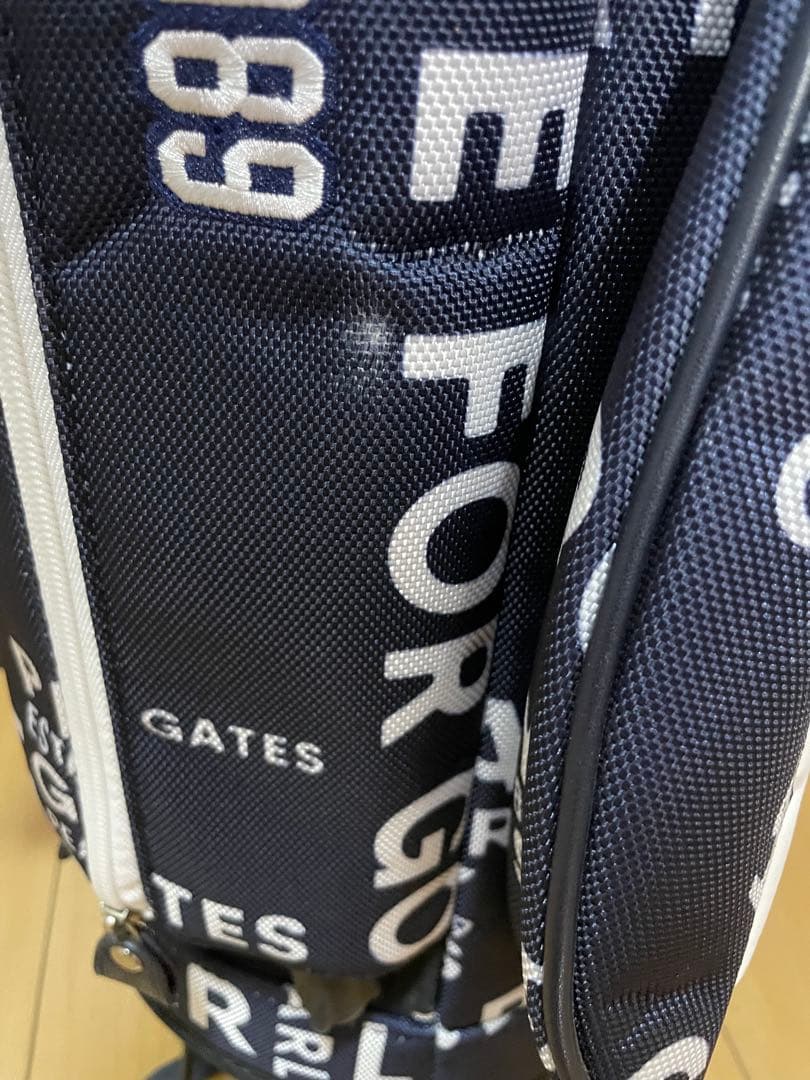 PEARLY GATES スタンド式 ゴルフバッグ キャディバッグ ネイビー