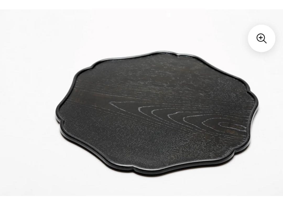 Time & Style Bon - 拭漆 - 輪花盆［美品］トレー　2点