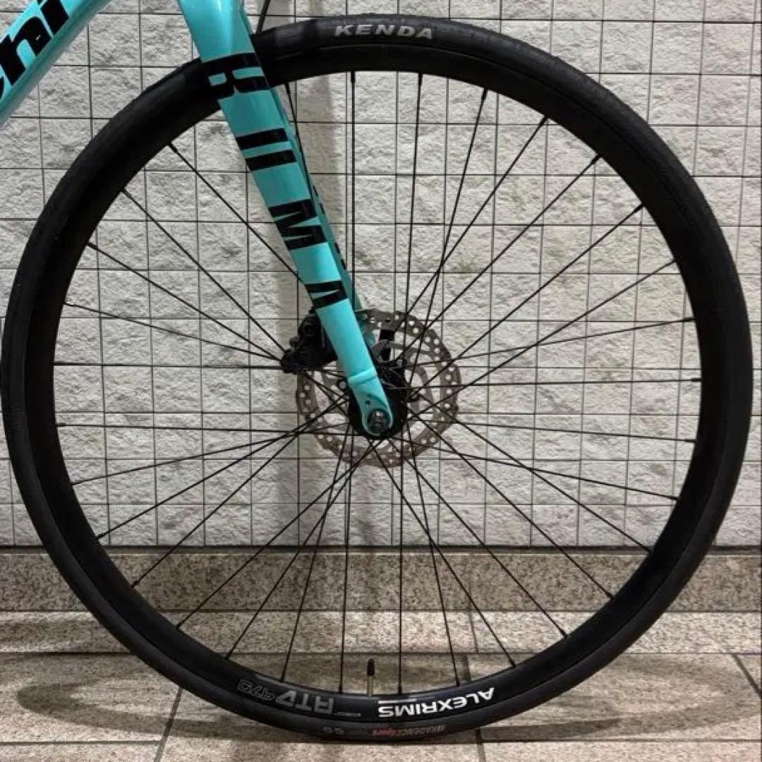 2023 Bianchi ビアンキROMA3 50サイズ チェレステ 軽量ペダル