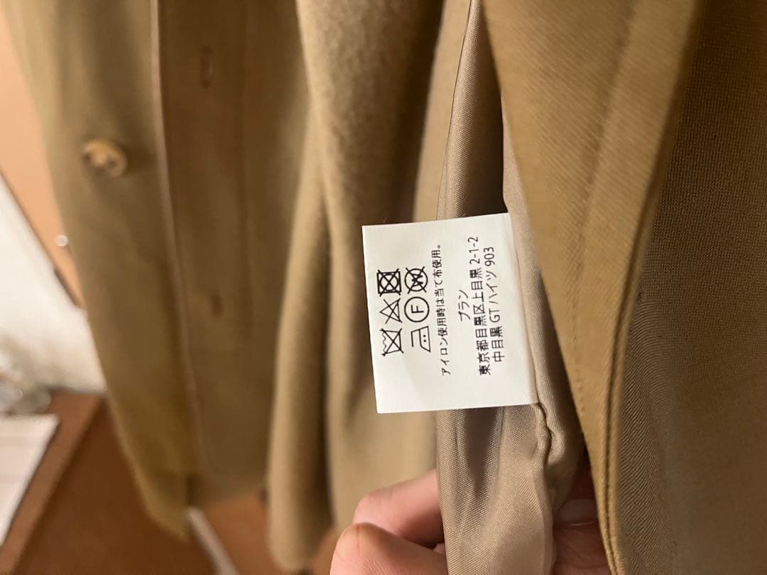 【貴重】+81別注BlancYMExclusiveShortTrenchCoat