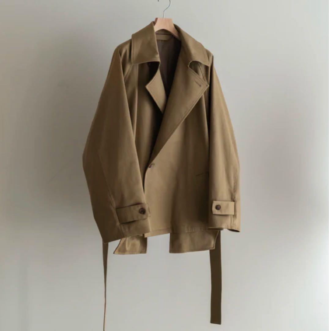 【貴重】+81別注BlancYMExclusiveShortTrenchCoat