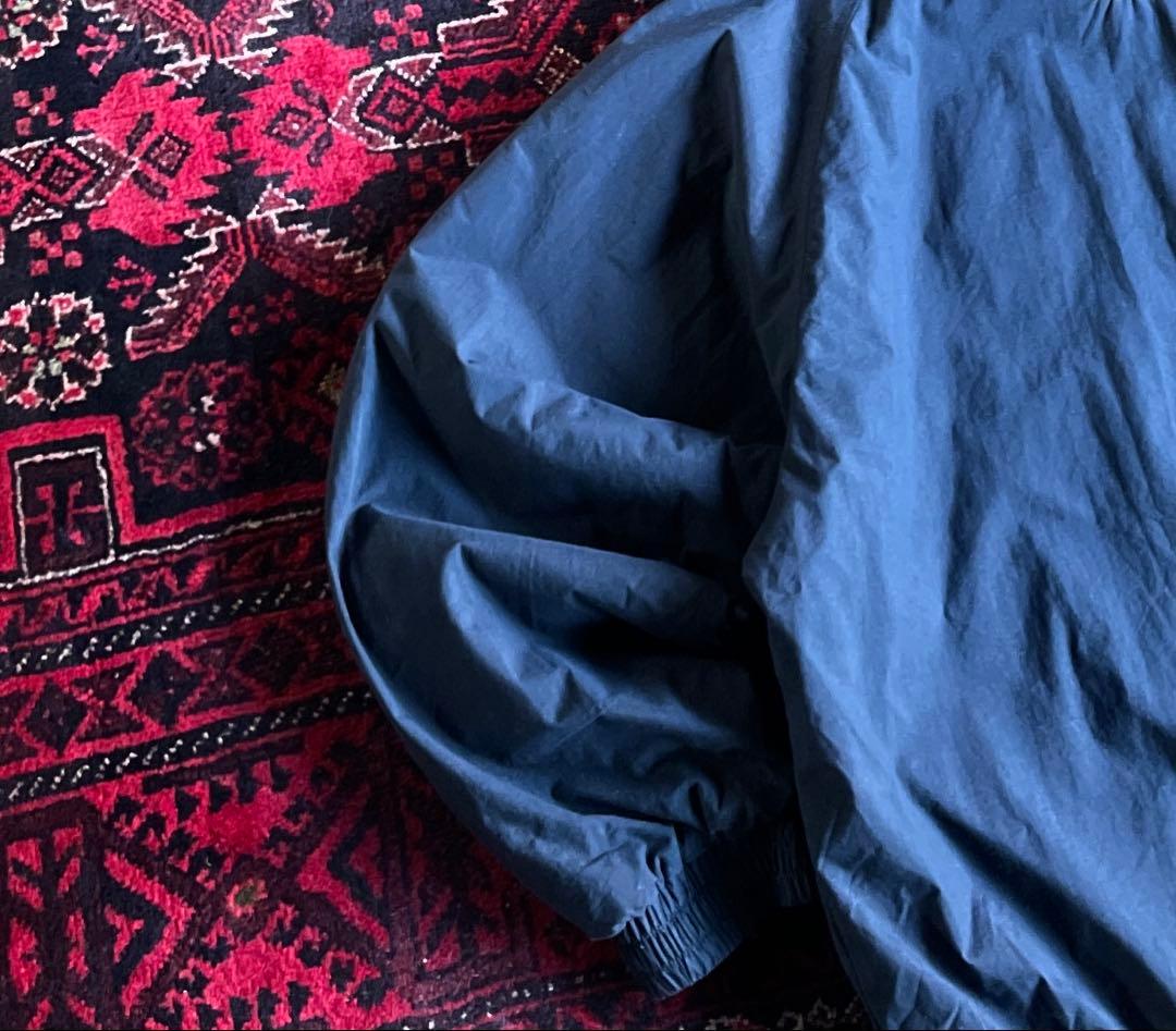 か*む様 mizun ミズノ ウォームアップジャケット 裏地フリース ネイビー