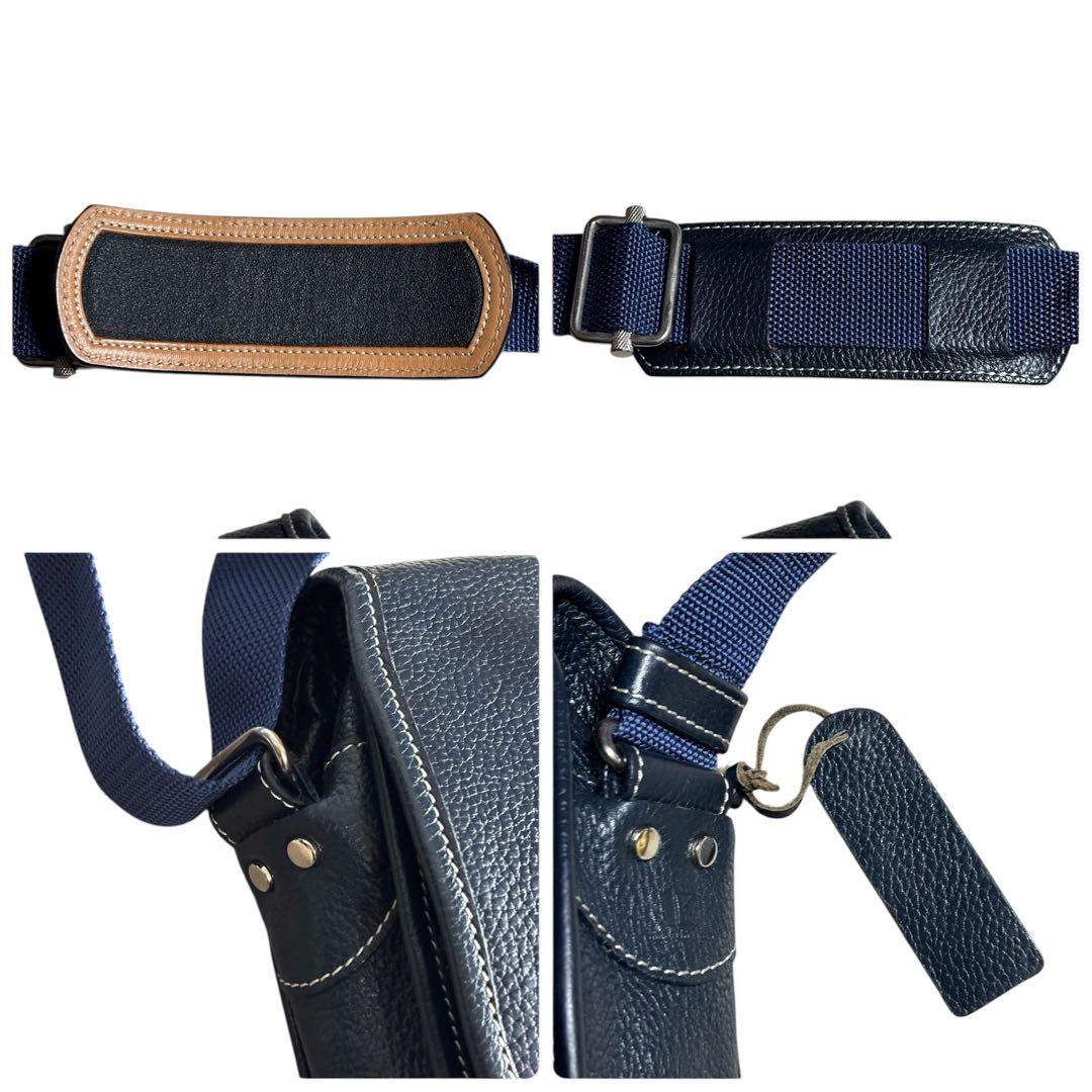 レザースタジオKAZU メッセンジャーバック 斜め掛け ハンドメイド B5