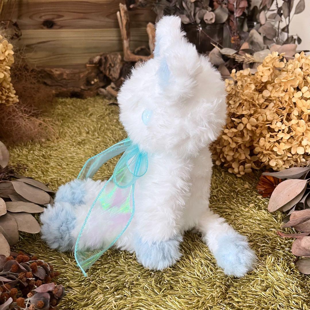 【sample】　あみぐるみ　オーダーメイド　ぬいぐるみ　アートドール　猫　白猫