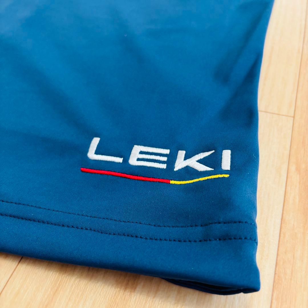 新品タグ付【ドイツ✴︎LEKIスポーツベスト】男女兼用Sネイビー✴︎ストレッチ素材