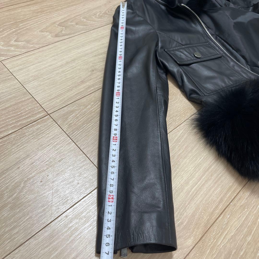 ダイアグラム　レザー・ファーコンビジャケット