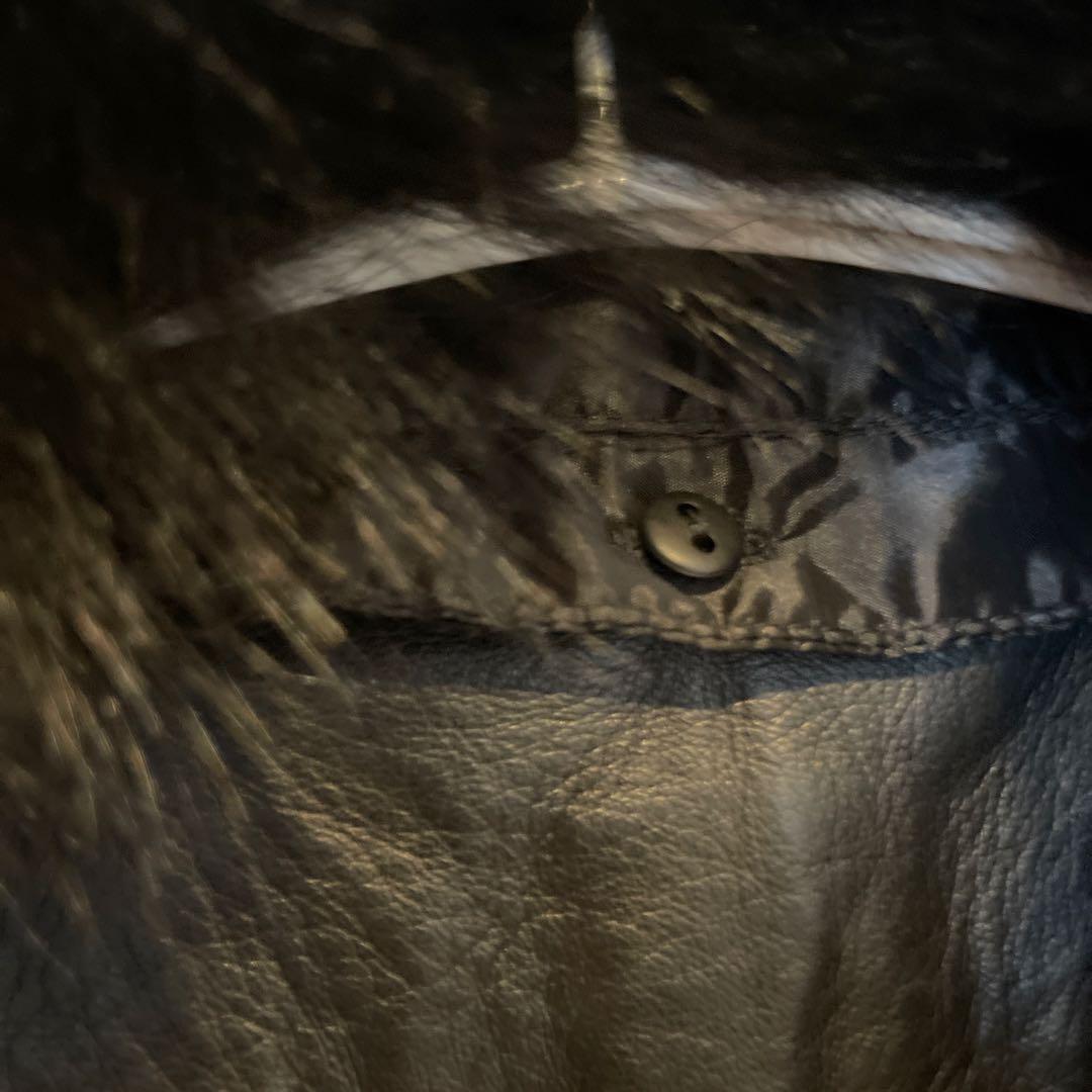 ダイアグラム　レザー・ファーコンビジャケット