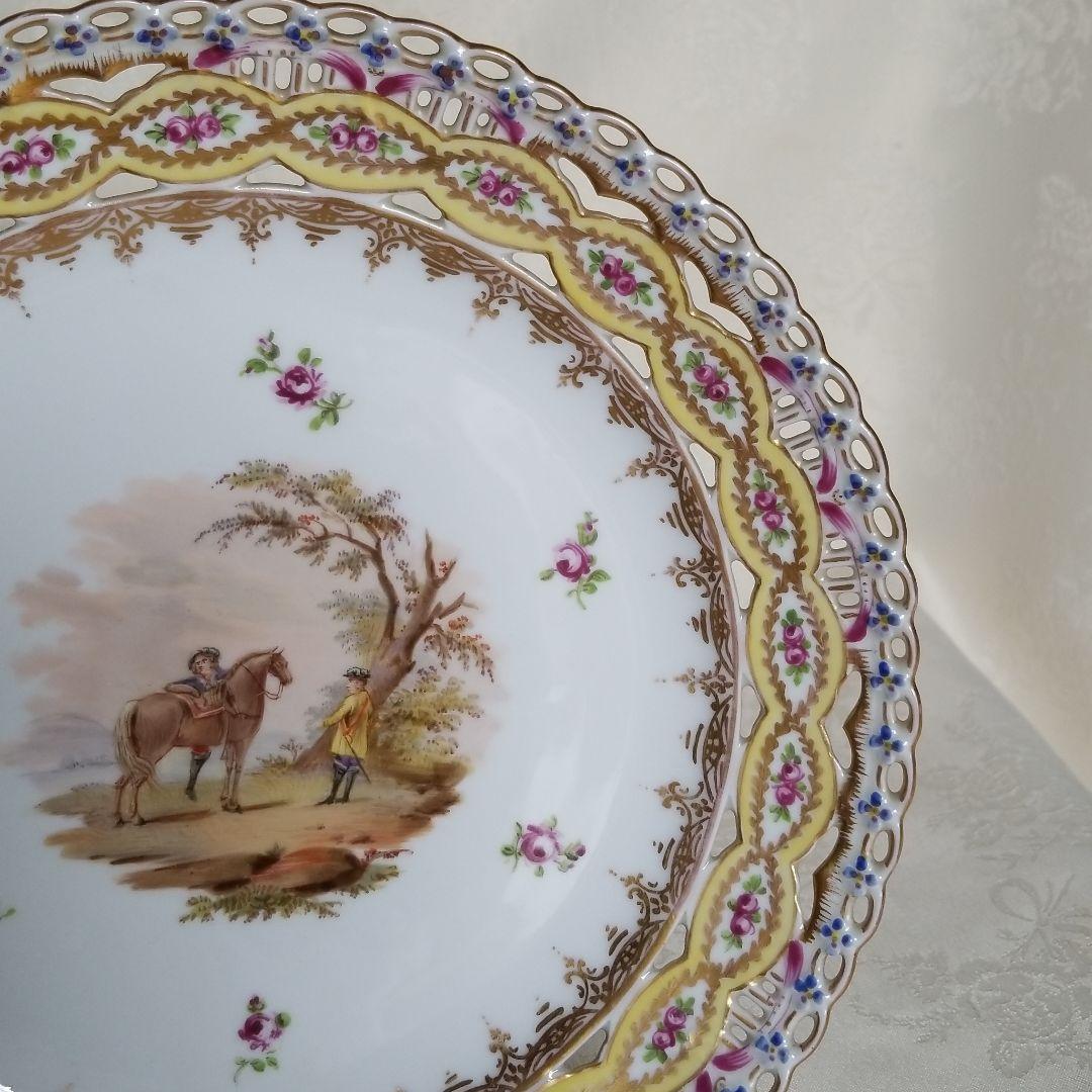 ドレスデン透かしプレート