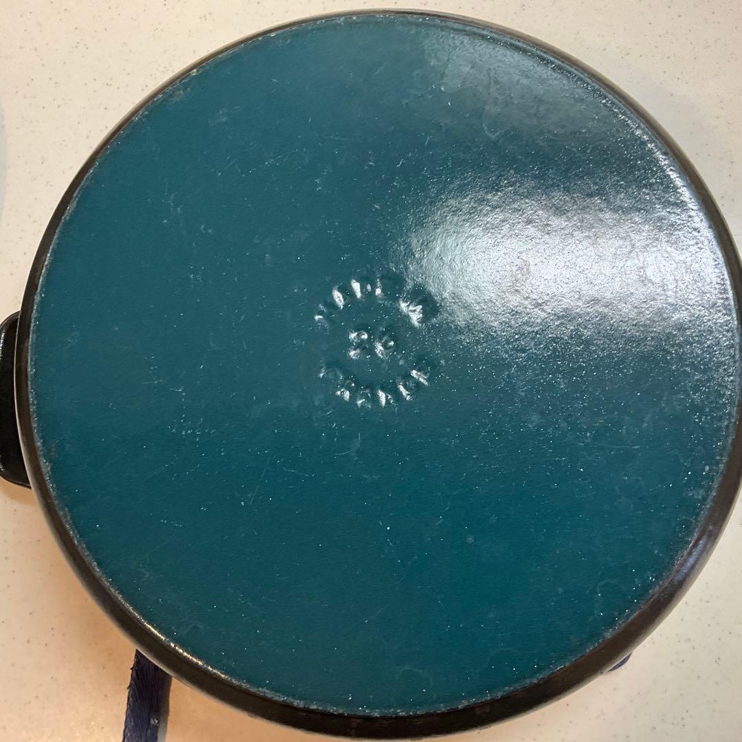 ストウブ ココット ラウンド 26cm 浅型 ブラック