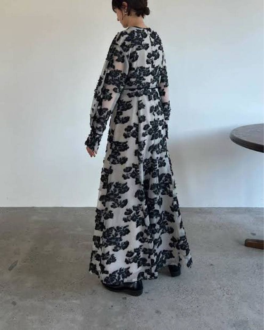 【9日まで】正規品 CLANE ロングワンピース 黒 0サイズ